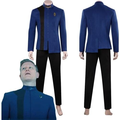 Discovery Season 4 Cosplay Costume Blue Uniform Outfits Halloween Carnival Suit
