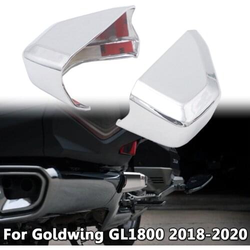 Motorcycle Chrome Accessories ABS Plastic Saddlebag Guard Covers For Honda Goldwing GL1800 2018 2019 2020