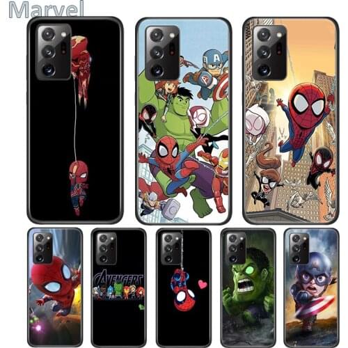 Cartoon Cool Marvel For Samsung Galaxy A01 A11 A22 A12 A21S A31 A41 A42 A51 A71 A32 A52 A72 A02S Soft Phone Case