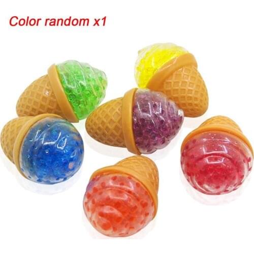 Ice Cream Grape Ball Squishy Stress Relief Squeeze Decompression Tpr Bubble Bead Ball Pinch Vent Ball Squeeze Ball Toy #20