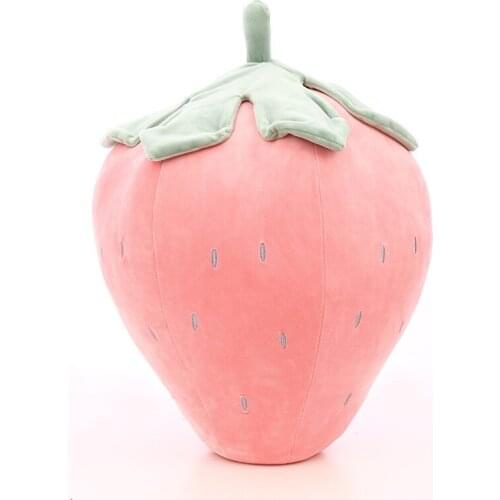 Soft Strawberry Pineapple Stuffed Pillow Sofa Cushion Fruits Plush Baby Toys For Children Birthday Gift for Kids Girls Friends