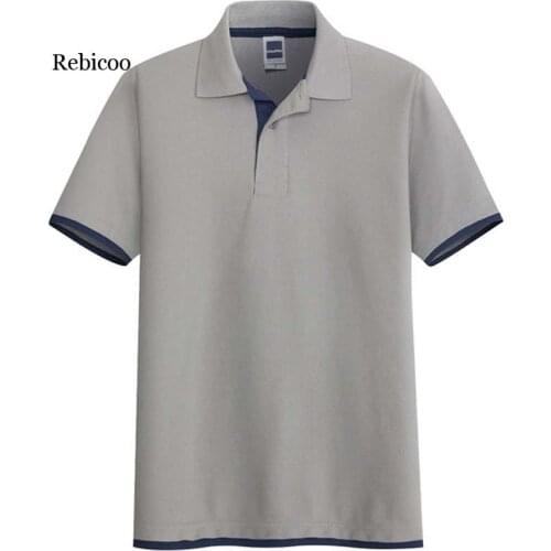 Мужские поло с коротким рукавом Rebicoo China At AliExpress