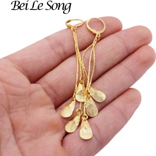 Luxury Dangle earings earrings flowers fashion 24K gold plated ear rings womens jewelry drop earing piercings for girls women