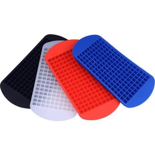 160 Grids Silicone Mini Ice Cubes Easy Release Crushed Ice Cubes Durable Soft Mold for Home NIN668
