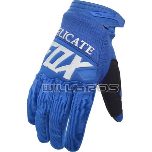 MX Dirt Bike Cycling Gloves 360 180 Motocross Racing Guantes Moto Street Scooter Blue Luvas Mens Unisex