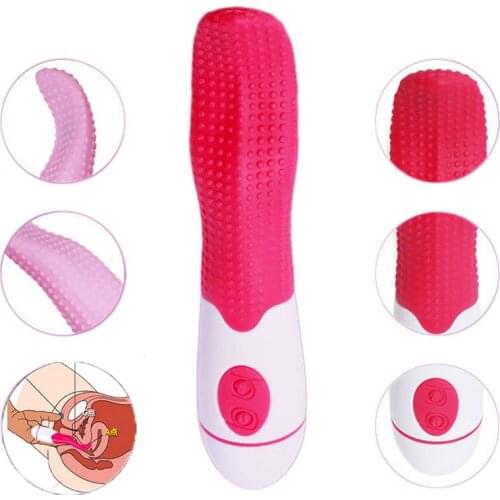 Dotted Magic Tongue Vibrator Clitoris Orgasm G-Spot Massager Sex Toys Dildo SOLO Masturbation Vibration Women Adult Erotic toy