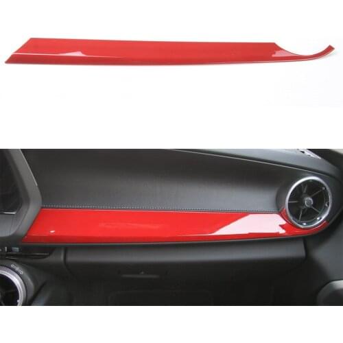 YAQUICKA Car Co-driver Passenger Seat Front Panel Decoration Trim Styling Sticker For Chevrolet Camaro 2017+ ABS Car-covers