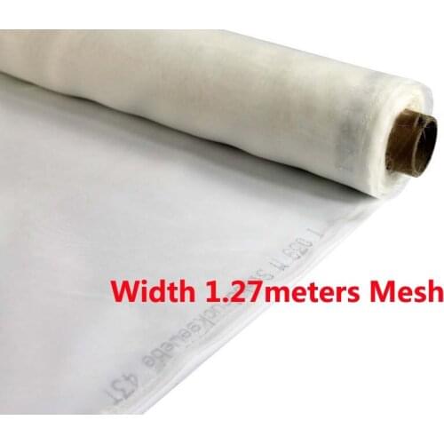 1.27meter x 2yards 250 Mesh (100T) Screen Printing Fabric Mesh Silk Screen Press Printing White