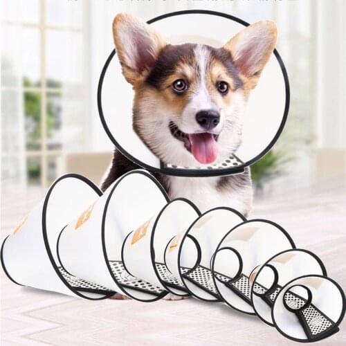 1Pcs Cat collar collar waterproof soft collar anti-bite pet dog grooming deepening and lengthening headgear