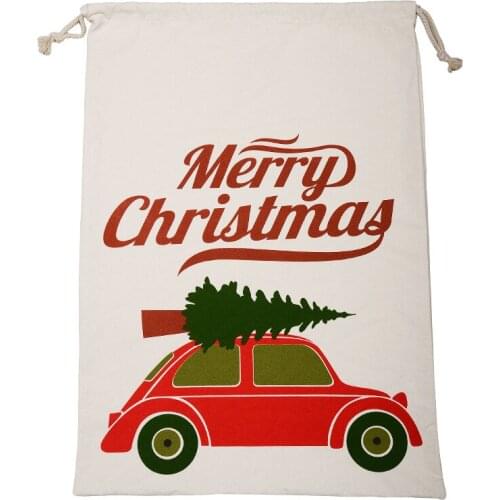 10pcs Merry Christmas Gift Bags Happy New Year Christmas Candy Bag Christmas Gift Wrap Santa Packing Bags
