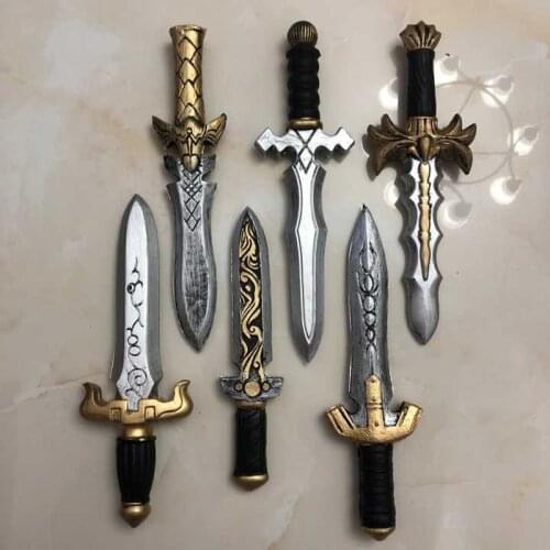32cm Movie Game Anime 1:1 7 Styles Dagger Sword Action Figure Model Halloween Cosplay Prop PU Action Figure Model COOL Gift Toy