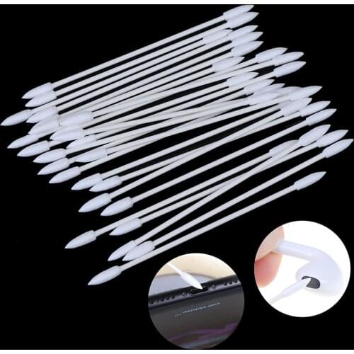 50Pcs of 2 Bags For Apple Airpods Airpod Case Cotton Disposable Stick Cleaning Tool for Phone Charge Port Apple Airpods