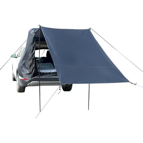 Car Rear Extension Sunshade Tent Vehicle Trunk Side Awning Outdoor Waterproof Car Rear Tent Sunshelter Outdoor Self-driving Tour