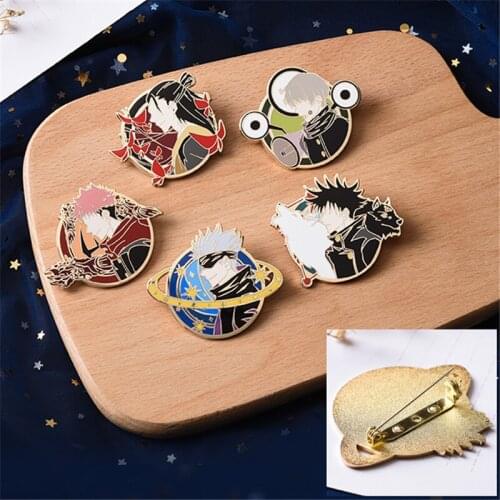 Jujutsu Kaisen Brooch Button Metal Badge Inumaki Toge Pin Anime Collection