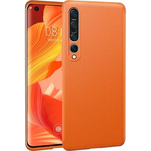 Original Cowhide Leather Mobile Phone Case for Xiaomi Mi 10 10Pro 10 Pro 360 Full protective Cover For Xiomi Mi 10 Pro Luxury