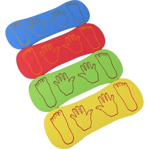 Kids sensory toy outdoor sports sense training equipment EVA foam hands and feet cooperation board sports game toys for children