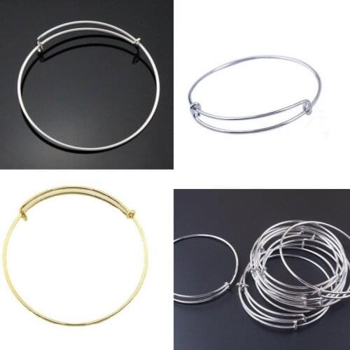 Wholesale New Fashion 50 pcs/ Lot Silver Plated & Gold & Rhodium Plated Charm Bracelets & Bangles Jewelry Findings DIY PP25