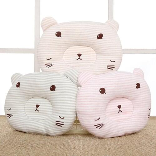 Baby Nursing Pillow Infant Newborn Sleep Support Concave Cartoon Pillow Bear Shape Cushion Prevent Flat Head Pillows for Baby