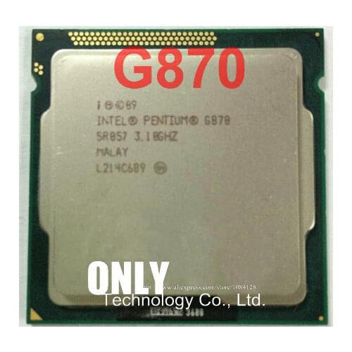 Intel Pentium Processor G870 3.1G CPU Dual-Core LGA 1155 100% working properly Desktop Processor
