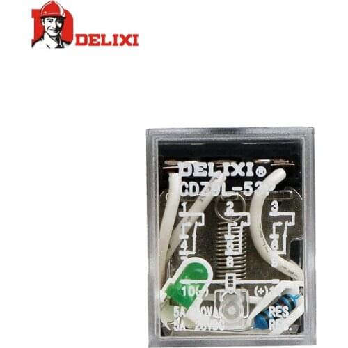 High power small intermediate relay electromagnetic relay HH53PL MY3NJ With light DC12V DC24V AC110V AC220V 11feet Rail mounting