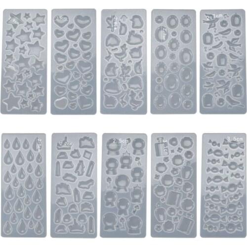 Crystal Epoxy Resin Mold Pendants Casting Silicone Mould Handmade DIY Crafts Jewelry Making Tools