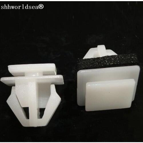 Shhworldsea 100PCS auto plastic clips car fastener Front bumper fixed card buckle for Sonata 86360-3L000 863603L000