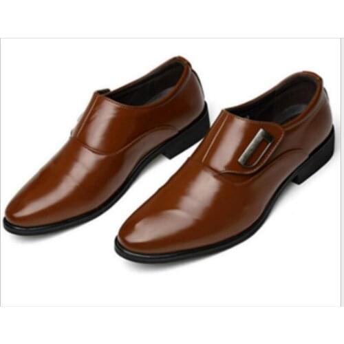 Shorha Mens Leather Shoes