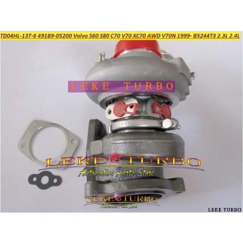 Free Ship Turbocharger TD04HL TD04HL-13T 49189-05202 8658098 8602396 Turbo For VOLVO S60 S80 C70 V70 XC70 V70N B5244T3 2.3L 2.4L