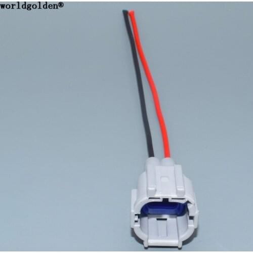 Worldgolden 2 Pin auto electric housing plug waterproof wiring harness male connector 6188-0554 6918-1774