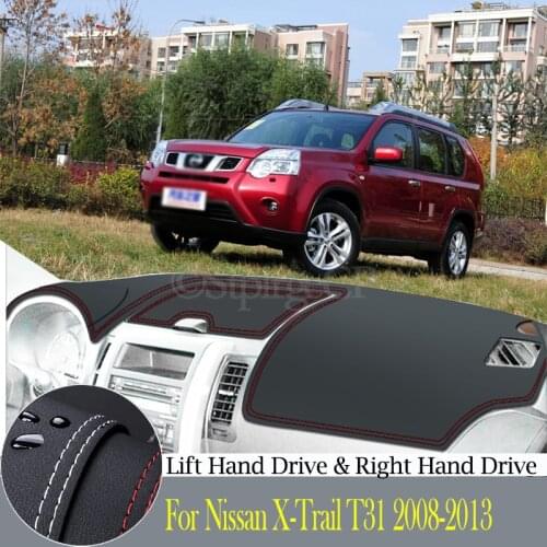 High-quality leather instrument panel protection pad and light-proof pad for Nissan X-Trail T31 2008-2013 XTrail car accessories
