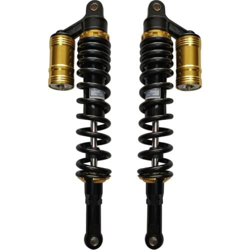 1pair 10mm Spring 430mm Rear Shock Absorber Suspension Motorcycle for Yamaha Honda Suzuki Kawasaki Trail Dirt Bike ATV
