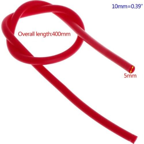 10 Pcs/Set Fishing Tube Rubber Band Turnover Hook Professional DIY Handmade Rigging Accessories Tackle Elastic