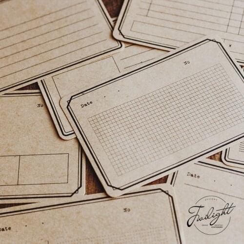 16PCS Vintage can write kraft paper label stickers DIY scrapbooking album journal diary week happy planner decorative stickers