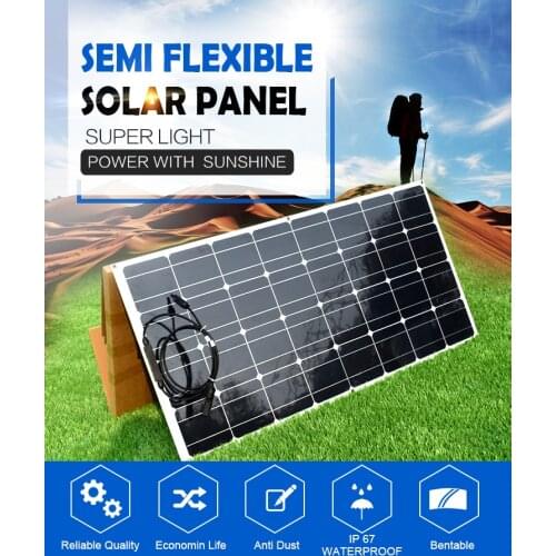 Flexible Foldable 200W 300W 400W Mono Solar Panel High Power Portable Solar Panel For RV&Boat&Travel Solar Panel China Brand