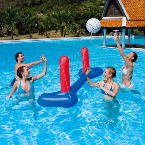 2019 Summer Inflatable Swim Pool Football Goal Game Water Sports Swim Pool Float Children Party Game Toy Water Game Accesstory