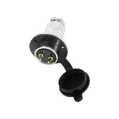 AC 250V 15A 25mm Dustproof Metal Male Female Aviation Connector Joint GX25-2