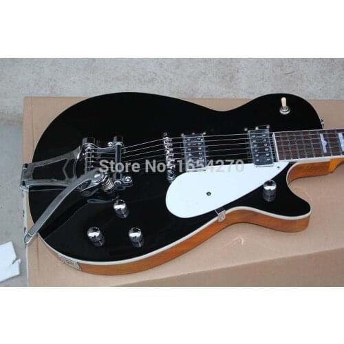 Free shipping new Solid body Bigsby Bridge chrome hardware electric guitar Musical Instruments guitar 151112