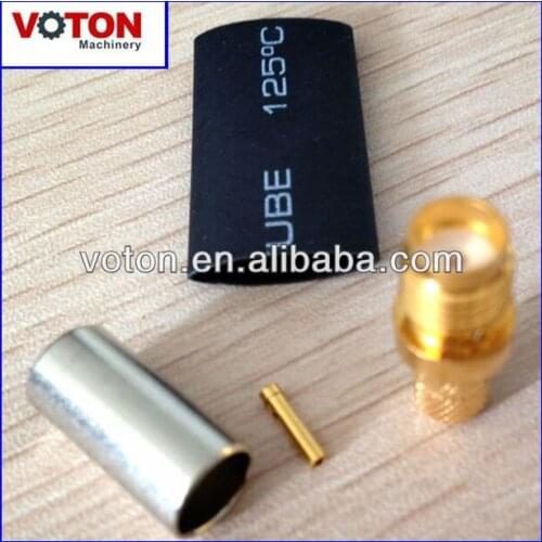 Free shipping SMA Female straight crimp for LMR195 .RG58. RG223. cable