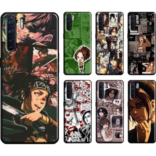Hange Zoe Attack on Titan Case For OPPO A53 A31 2020 A5 A9 A15 A52 A72 A92 A1K A83 Reno 4 Pro 2Z Find X3 Pro Cover