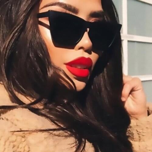Black Square Sunglasses Women Brand Designer Vintage Retro Shades Eyewear Elegant Feminine Glasses uv400 Protection Eye