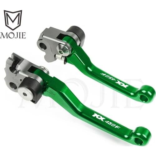 For KAWASAKI KX450F KX 450 F KX 450F 2006-2012 2013-2018 Motorcycle Motocross CNC Pivot Brake Clutch Levers Dirt Bike