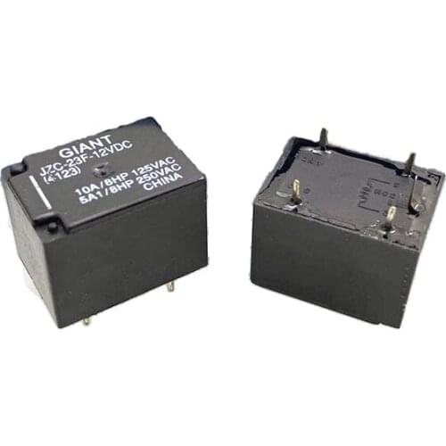 HOT 12V relay JZC-23F-12VDC JZC23F12VDC JZC 23F DC12V 12VDC 12V 5PIN
