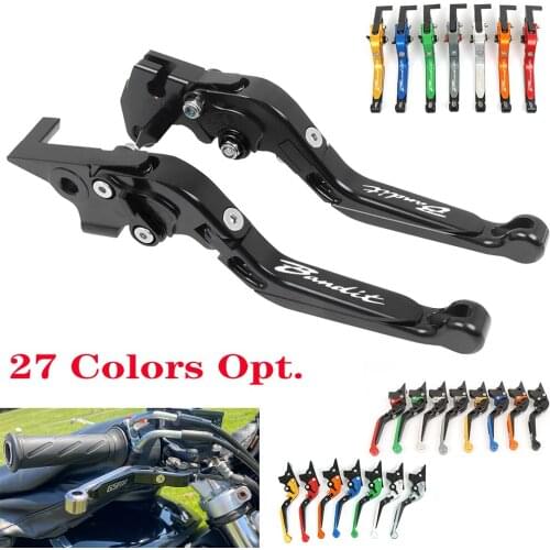 GSF1200 01-06 650S 2015 GSX1250 F/SA/ABS 10-16 Adjustable Folding Brake Clutch Lever For SUZUKI GSF1250 BANDIT GSX650F 07-15
