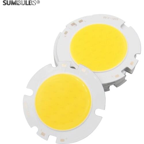 30W 6042 60mmround led cob CHIP Light Source for down light lamp DC 30V-33V 900mA Natural Warm Cold White Emitting color