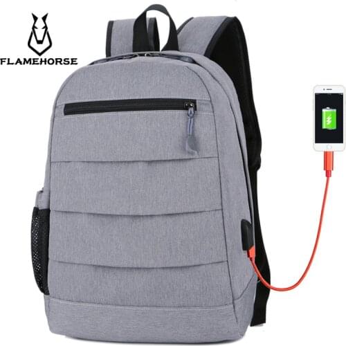 Mens backpack Multifunction USB charging15inches Large Capacity Laptop Backpacks school bag Fashion Casual Style anti thief