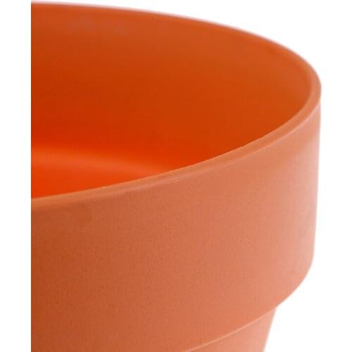 Plastic Flower Plants Pots Nursery Garden Planter Home Office Decorative Craft