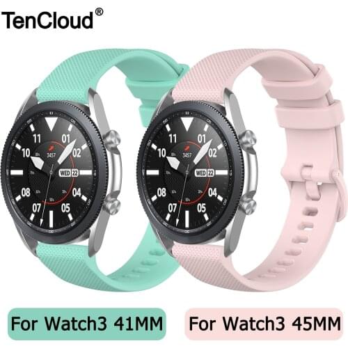 Band For Samsung Galaxy Watch 3 SM R850 R840 R500 Silicone Wrist Strap For Samsung Galaxy Watch Active 3 2 Gear S3 Bracelet