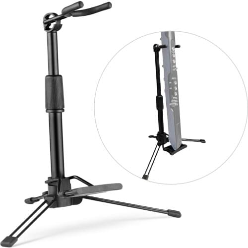 Muslady Foldable Digital Wind Instrument Stand Adjustable Metal Aerophone Holder Musical Instrument Stand