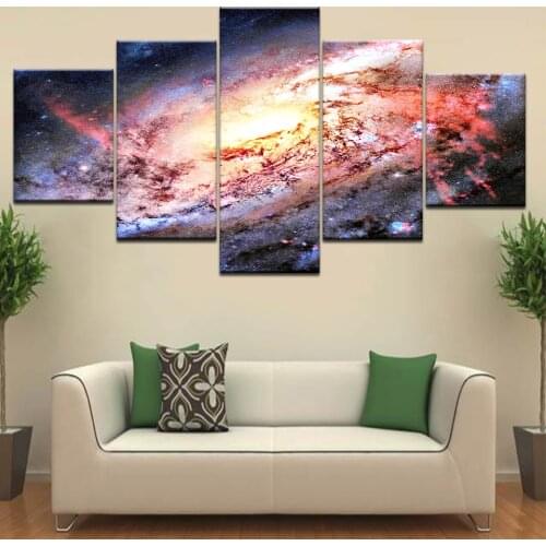 Modern art Fire 5 Panel HD Print modern Wall posters Canvas Art painting For home living room decoration