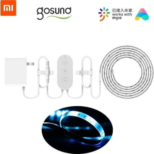 Xiaomi Gosund RGB Strip smart Light Band Colorful Lamb LED Work with Mijia mi home app max Extention to 10M 16 Million